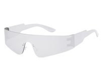 Y2k Colorful Pc Special-shaped Mirror Frameless Sports Sunglasses sku image 2