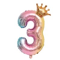 Birthday Number Crown Aluminum Film Birthday Balloons sku image 4