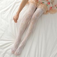 Women's Sweet Solid Color Flower Butterfly Nylon Tights A Pair sku image 11