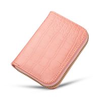 Unisex Solid Color Pu Leather Zipper Wallets main image 3