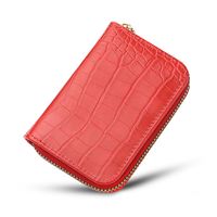 Unisex Solid Color Pu Leather Zipper Wallets sku image 3