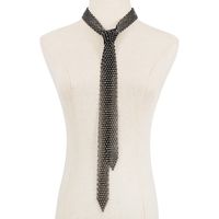1 قطعة موضة ربطة القوس مادة صمغية حجر الراين تصفيح امرأة سلسلة سترة sku image 1