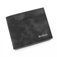 Men's Solid Color Pu Leather Open Wallets sku image 7