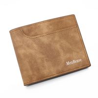 Men's Solid Color Pu Leather Open Wallets sku image 8
