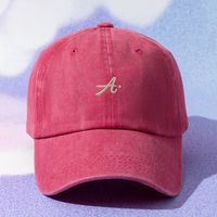 Unisex Fashion Letter Embroidery Curved Eaves Baseball Cap sku image 3