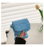 Women's Small Pu Leather Solid Color Fashion Square Magnetic Buckle Crossbody Bag sku image 3