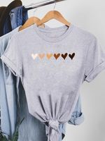 Women's T-shirt Short Sleeve T-shirts Printing Mama Printing main image 3