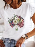 Women's T-shirt Short Sleeve T-shirts Printing Mama Printing main image 6
