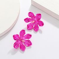 Simple Style Flower Alloy Patchwork Women's Ear Studs main image 5
