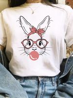 Women's T-shirt Short Sleeve T-shirts Casual Cartoon sku image 17