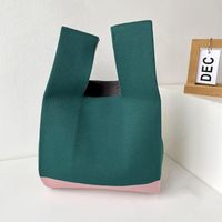 Women's Medium Polyester Geometric Streetwear Square Open Tote Bag sku image 69