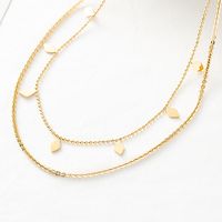 1 Piece Fashion Rhombus Stainless Steel Layered Layered Necklaces main image 7