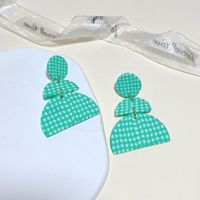 1 Pair Casual Geometric Soft Clay Irregular Plating Women's Earrings sku image 3