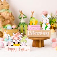 Easter Letter Wood Party Hanging Ornaments 1 Piece main image 5