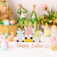 Easter Letter Wood Party Hanging Ornaments 1 Piece sku image 2