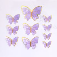 Birthday Butterfly Paper Party Cake Decorating Supplies 1 Set sku image 2