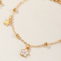 Cute Star Heart Shape Flower Metal Girl's Bracelets main image 5