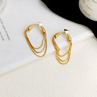1 Pair Fashion Tassel Copper Plating Earrings main image 5