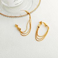 1 Pair Fashion Tassel Copper Plating Earrings main image 4