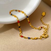1 Piece Lady Geometric Copper Plating Gold Plated Women's Bracelets Necklace sku image 1