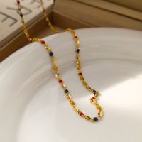 1 Piece Lady Geometric Copper Plating Gold Plated Women's Bracelets Necklace sku image 2