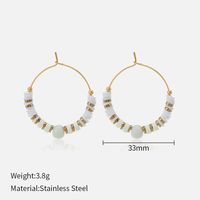 1 Pair Bohemian Geometric Soft Clay Plating Women's Earrings sku image 1