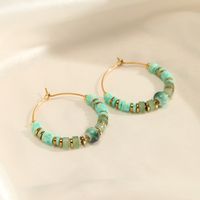 1 Pair Bohemian Geometric Soft Clay Plating Women's Earrings main image 3