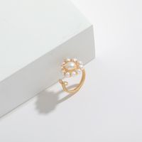1 Piece Fashion Geometric Freshwater Pearl Agate Rings main image 2