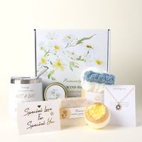 Creative Valentine's Day Gift Box Love Bath Salt Insulated Wine Glass Egg Shell Cup Gift Set sku image 4