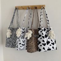 Women's Fashion Cheetah Print Nylon Shopping Bags main image 1
