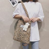 Women's Fashion Cheetah Print Nylon Shopping Bags main image 6