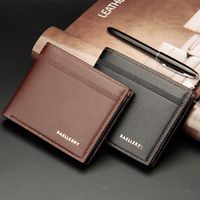 Men's Solid Color Pu Leather Open Wallets main image 2