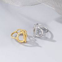 Fashion Geometric Titanium Steel Plating Women's Rings main image 4
