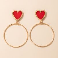 Simple Style Round Plating Alloy Earrings main image 3