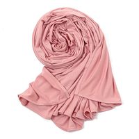 Women's Ethnic Style Solid Color Modal Hijab main image 5