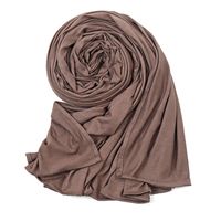 Women's Ethnic Style Solid Color Modal Hijab sku image 7