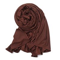 Women's Ethnic Style Solid Color Modal Hijab sku image 8