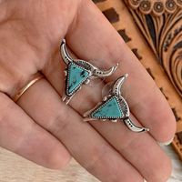 1 Pair Ethnic Style Animal Plating Alloy Drop Earrings main image 4