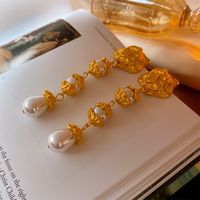 Fashion Heart Shape Copper Plating Inlay Artificial Gemstones Drop Earrings 1 Pair sku image 29