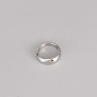 Fashion Solid Color Titanium Steel Plating Rings main image 6