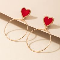 Simple Style Round Plating Alloy Earrings main image 4