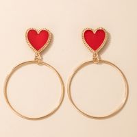 Simple Style Round Plating Alloy Earrings main image 5