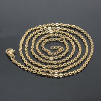 Großhandel Schmuck Mode Brief Edelstahl 302 Künstliche Perle Perlen Überzug Halskette Mit Anhänger sku image 1