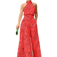 Women's Daily Fashion Printing Full Length Printing Jumpsuits main image 6