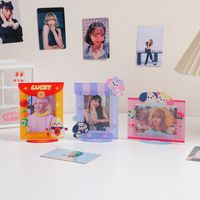 Ins Korean Cartoon Student Desktop Standee Sweet Girl Aidou Mini Truck Acrylic Photo Frame Star-chasing Table main image 6