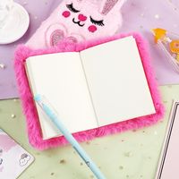 Cute Cartoon Rabbit Plush Portable Mini Pocket Notebook main image 5