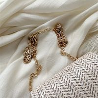 Women's Mini Straw Solid Color Elegant Pearls Lock Clasp Straw Bag main image 8