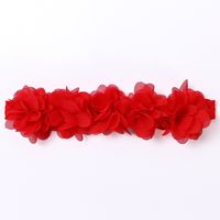 Fashion Flower Cloth Handmade Hair Clip 1 Piece sku image 1