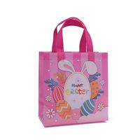Cute Easter Rabbit Nonwoven Holiday Shopping Bag 1 Piece main image 4