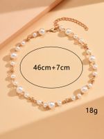 Simple Style Round Alloy Plastic Wholesale Necklace main image 3